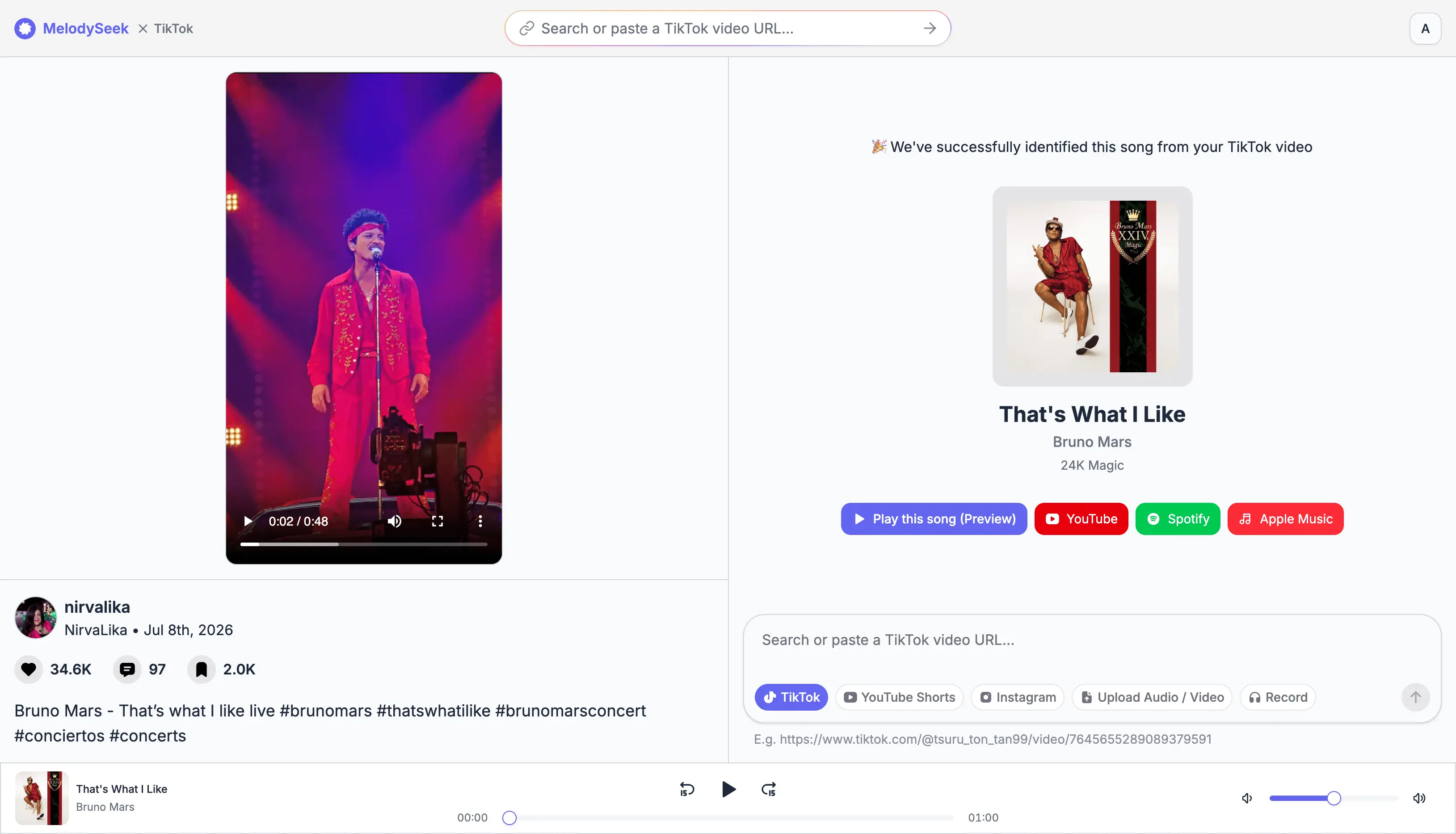 Find Music from Any Video - MelodySeek
