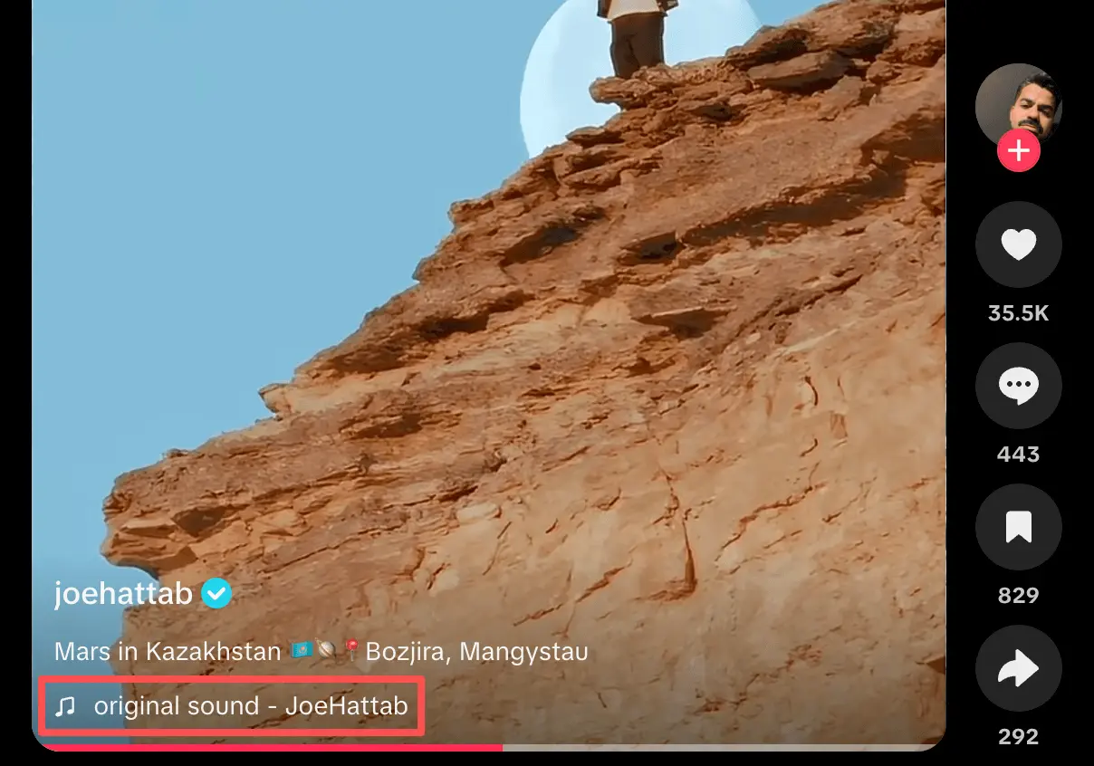 Works with Videos Labeled 'Original Sound'